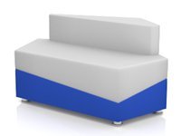 Модульный диван toform M15 united lines Конфигурация M15-2D5L (экокожа Euroline P2)