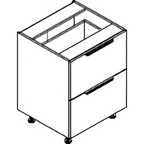 Мебель для кухни Шкаф напольный с комплектом ящиков 2 шт MOB 8082.1P 800х560х820 мм