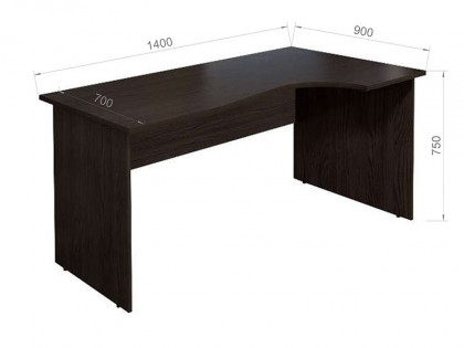 Офисная мебель для персонала Монолит СМ4.0П Стол офисный угловой (правый)